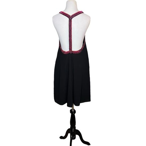 *NWOT Jewel Badgley Mischka Trapeze Dress with Beaded Trim – Sz 10 - Picture 5 of 11